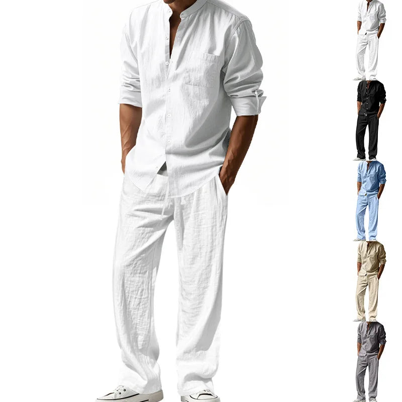 ELENA HARPER™  |  CLASSIC LINEN SET FOR MEN