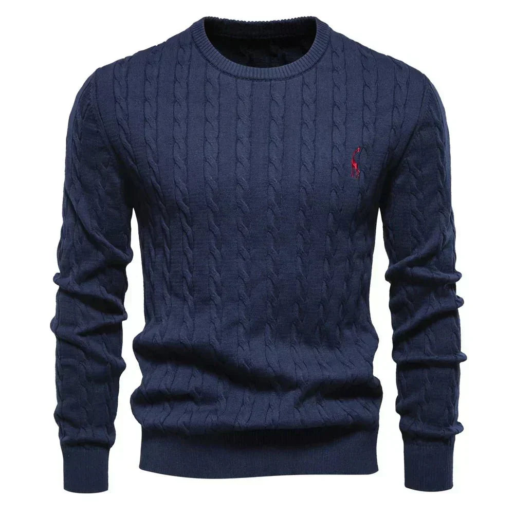 LAURENT MONACO | MEN'S CABLE KNIT SWEATER