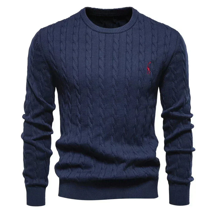 LAURENT MONACO | MEN'S CABLE KNIT SWEATER