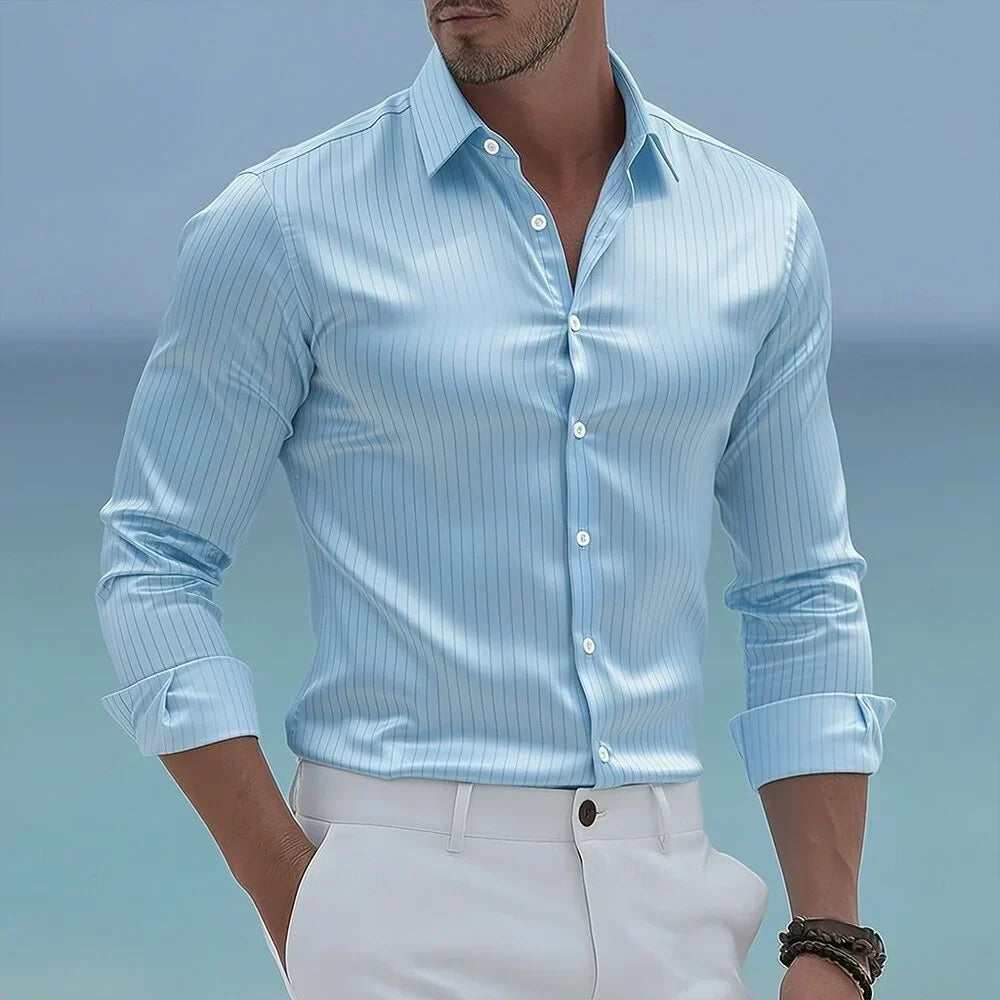 ELENA HARPER™  |  STRIPED SHIRT FOR MEN