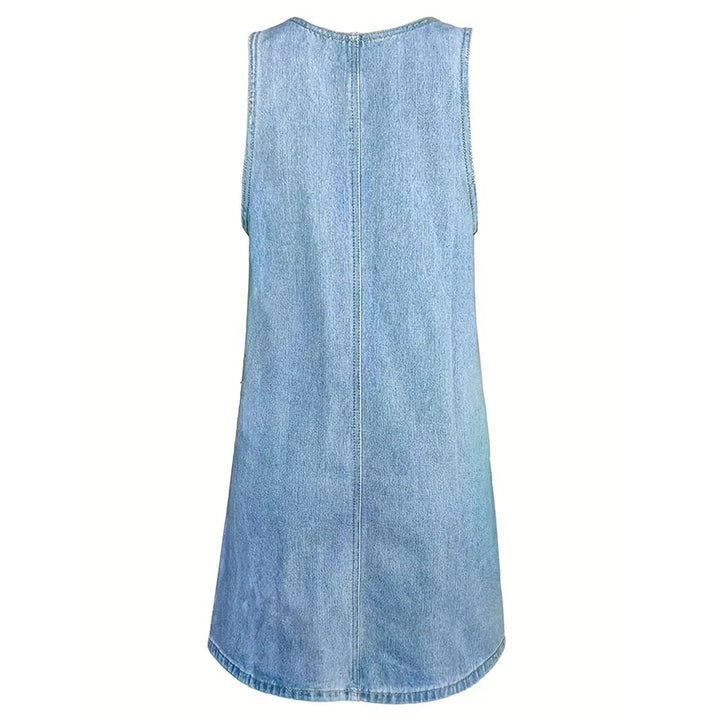 Relaxed Denim-Look Emma Dress