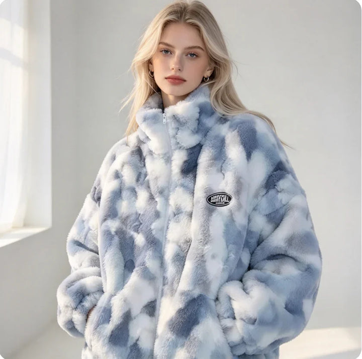 Alessandra Cloudy Fur Jacket - Elena Harper