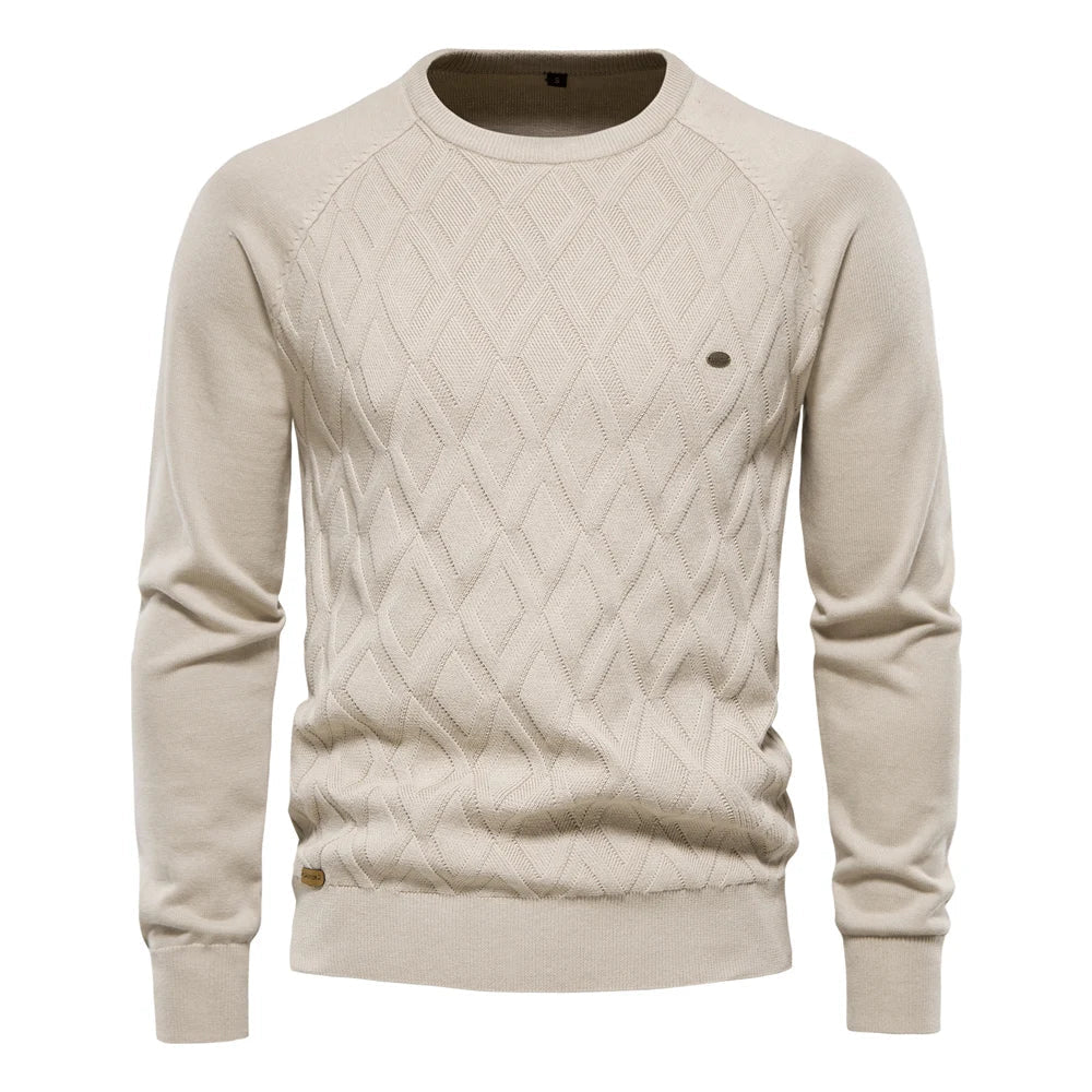 ELENA HARPER™  |  MEN'S CHECKED SWEATER