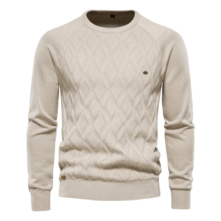 ELENA HARPER™  |  MEN'S CHECKED SWEATER
