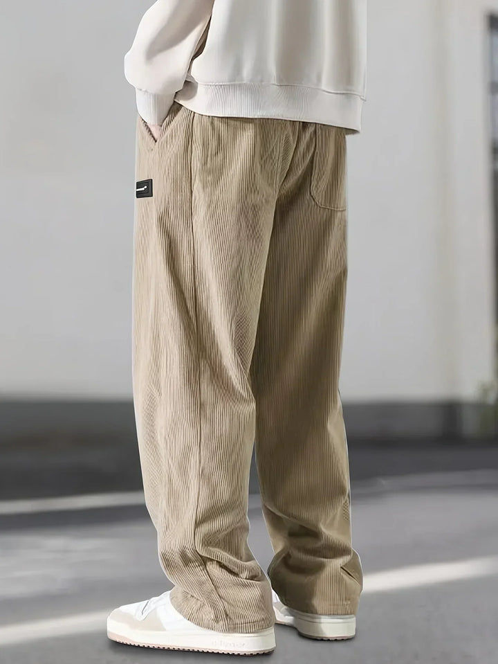 ComfortFit Stylish Corduroy Pants - Elena Harper