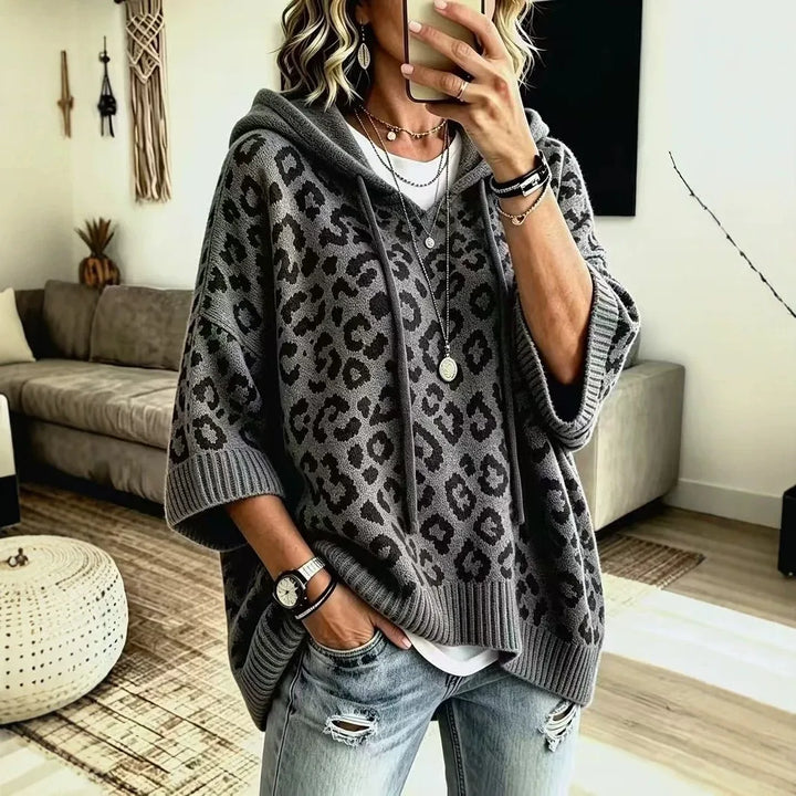 Milena Cozy Knit Sweater, view 3 - Elena Harper