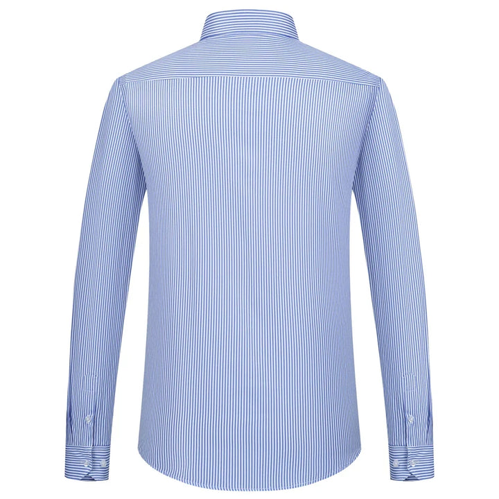 Abele Elegant Striped Shirt, view 6 - Elena Harper