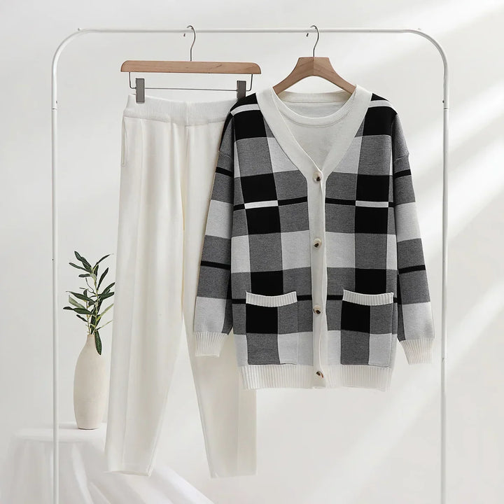 Marilena Comfortable Knit Set, view 4 - Elena Harper