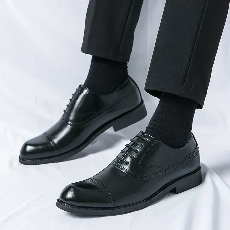Luxury Leather Shoes - Elena Harper