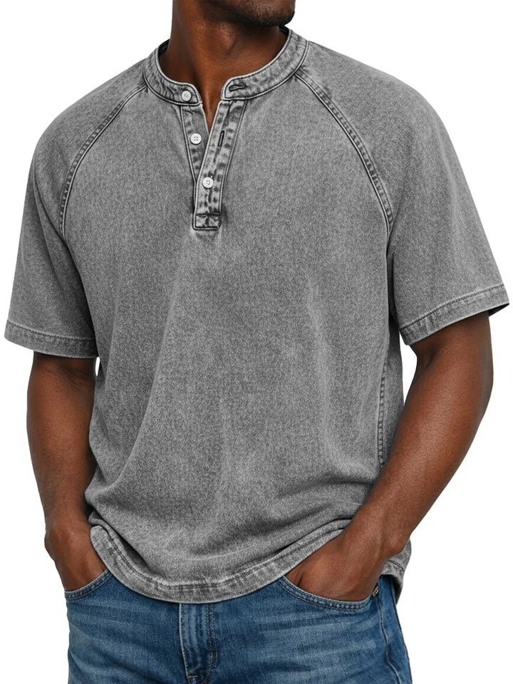 ELENA HARPER™  |  RETRO BUTTON-UP SHIRT FOR MEN