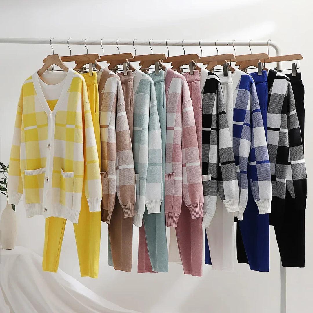 Marilena Comfortable Knit Set, view 5 - Elena Harper