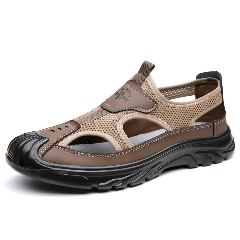 Breathable & Stylish Men's Mesh Sandals – Leon