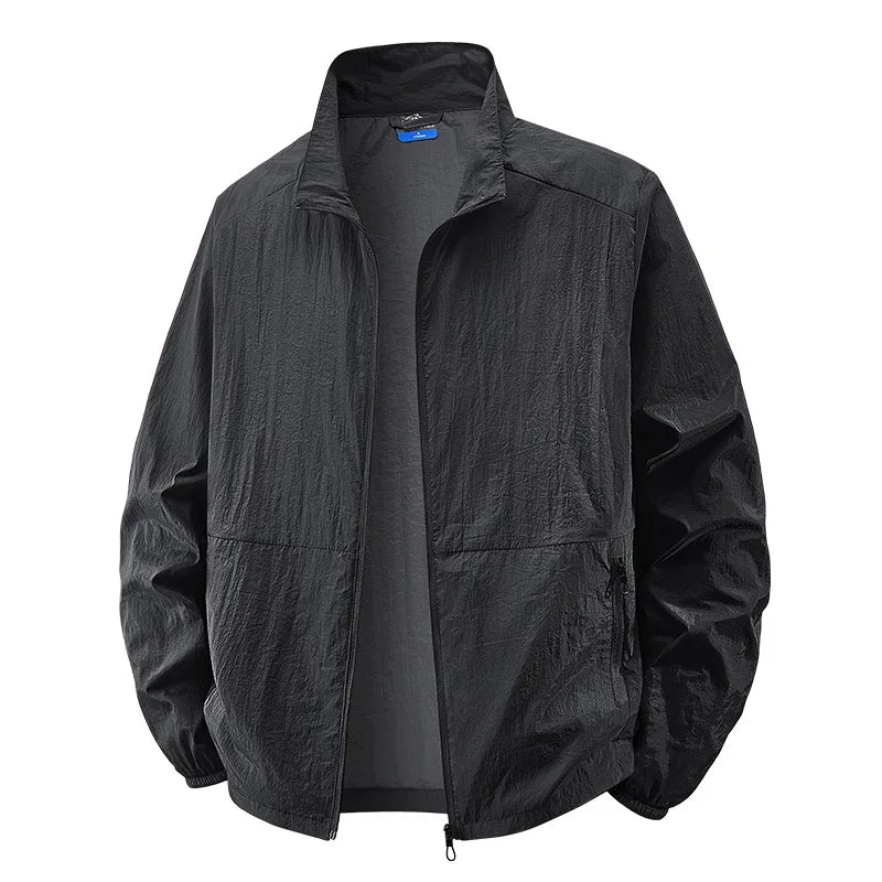 Lightweight Men's Multi-Pocket Jacket - Practical and Modern