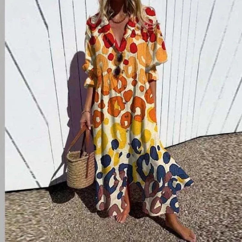 Odessa Elegant Bohemian Dress - Elena Harper