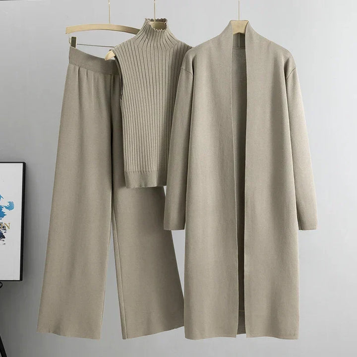 Felicia | Women's Three-Piece Loose Fit Pants Set