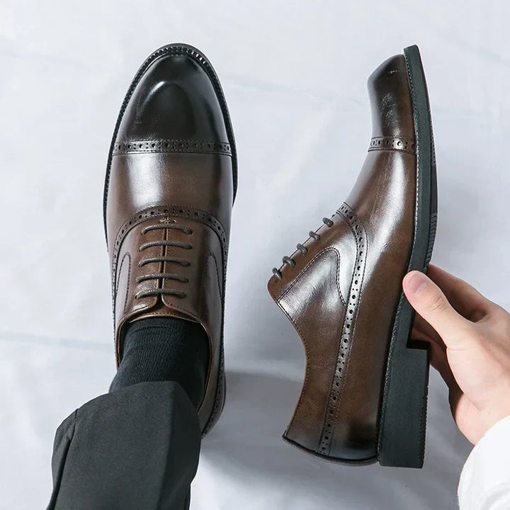Luxury Leather Shoes - Elena Harper