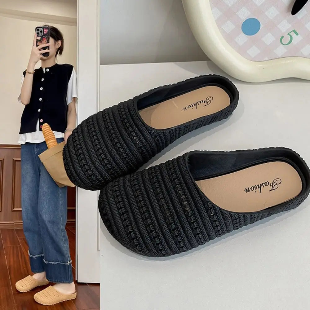 Gilda Soft Woven Sandals, view 2 - Elena Harper