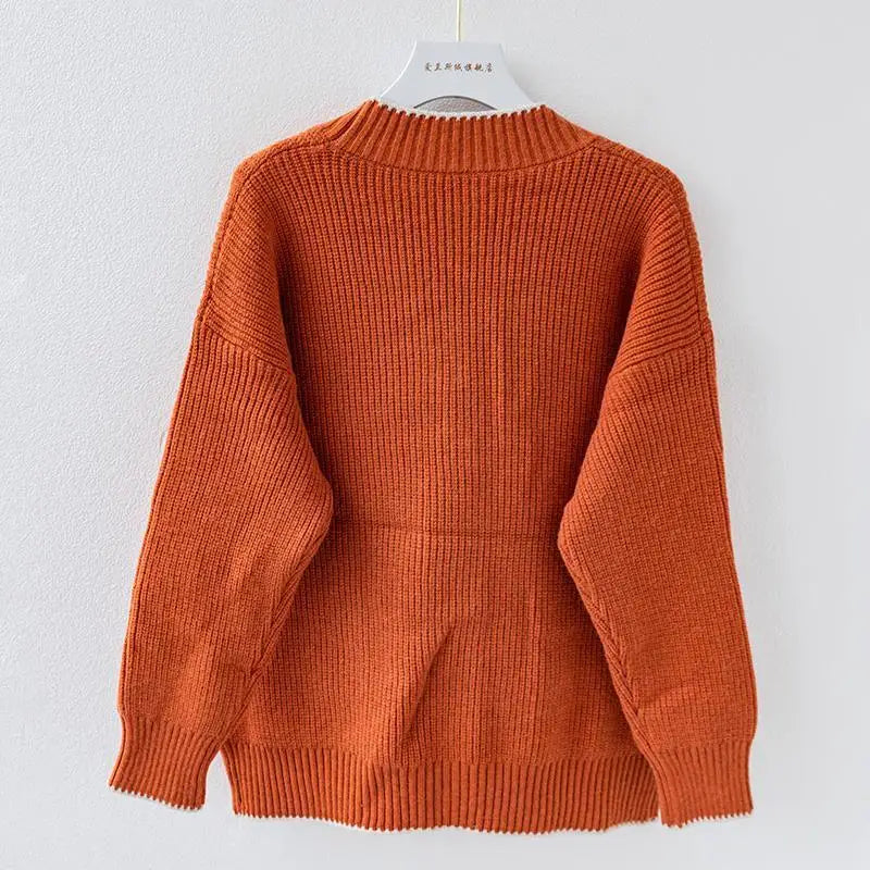 Nériza Elegant Oversized Cardigan, view 5 - Elena Harper