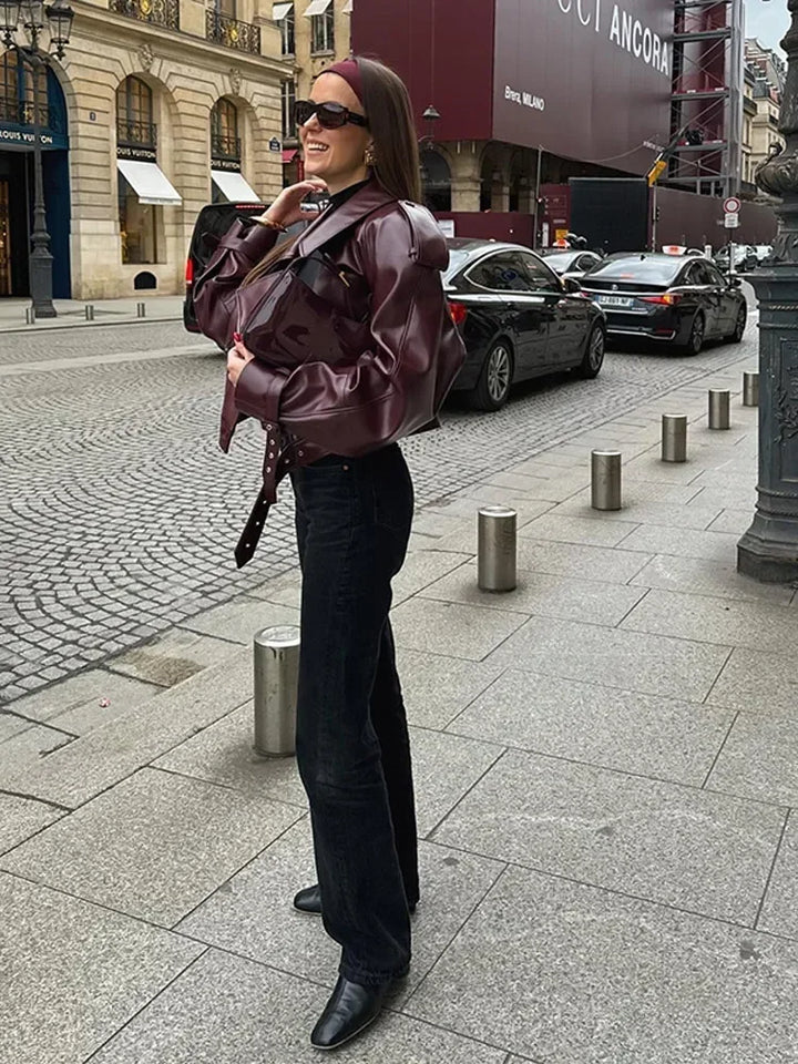 Léa Elegant coat, view 4 - Elena Harper