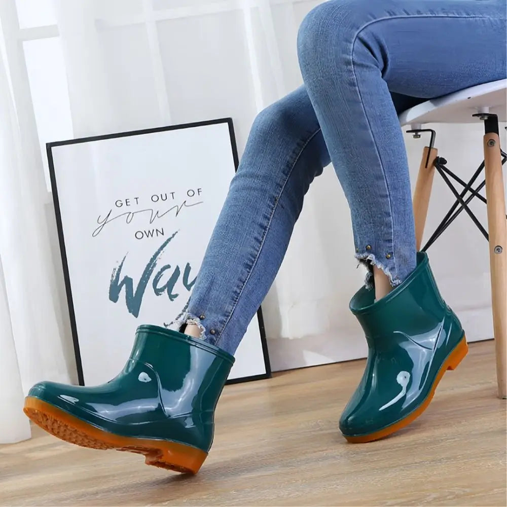 Women's Low Ankle Waterproof Garden Rain Boots Neverine, view 5 - Elena Harper