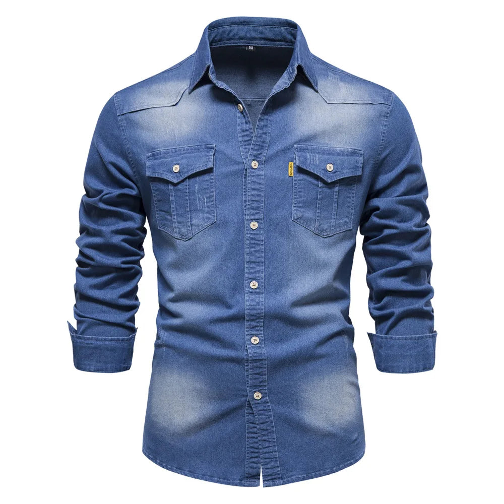 Men's Denim Shirt - Elena Harper
