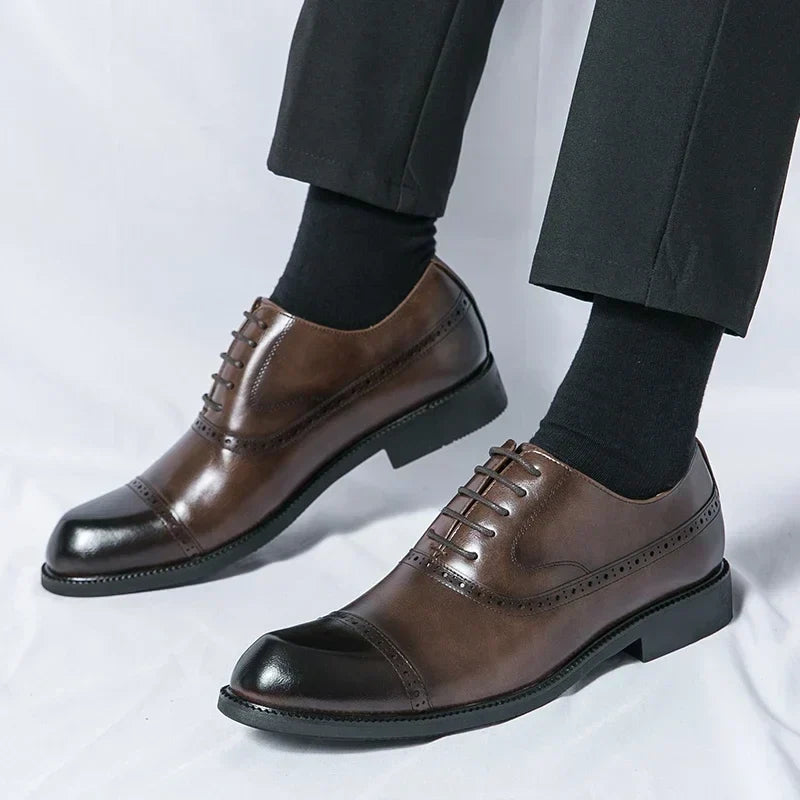 Luxury Leather Shoes - Elena Harper