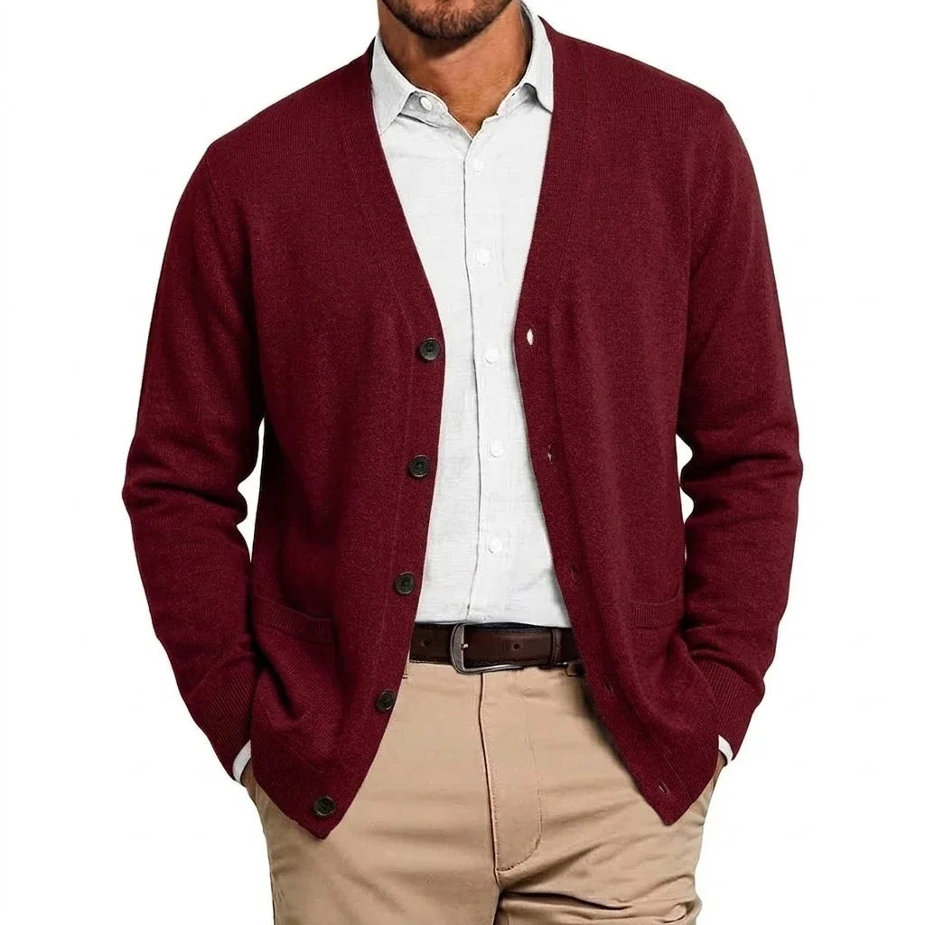 LAURENT MONACO | BUTTON-UP CARDIGAN FOR MEN