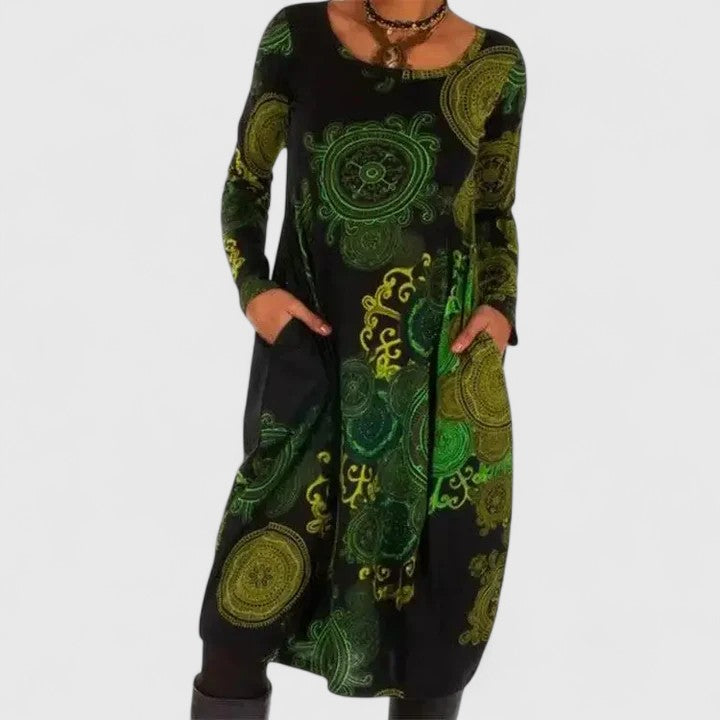 Eliza Bohemian Dream Long Sleeve Dress - Elena Harper