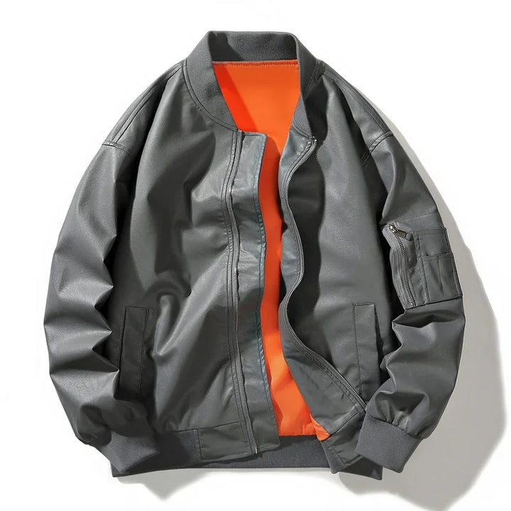 Vegan Bomber Jacket Manson, view 5 - Elena Harper