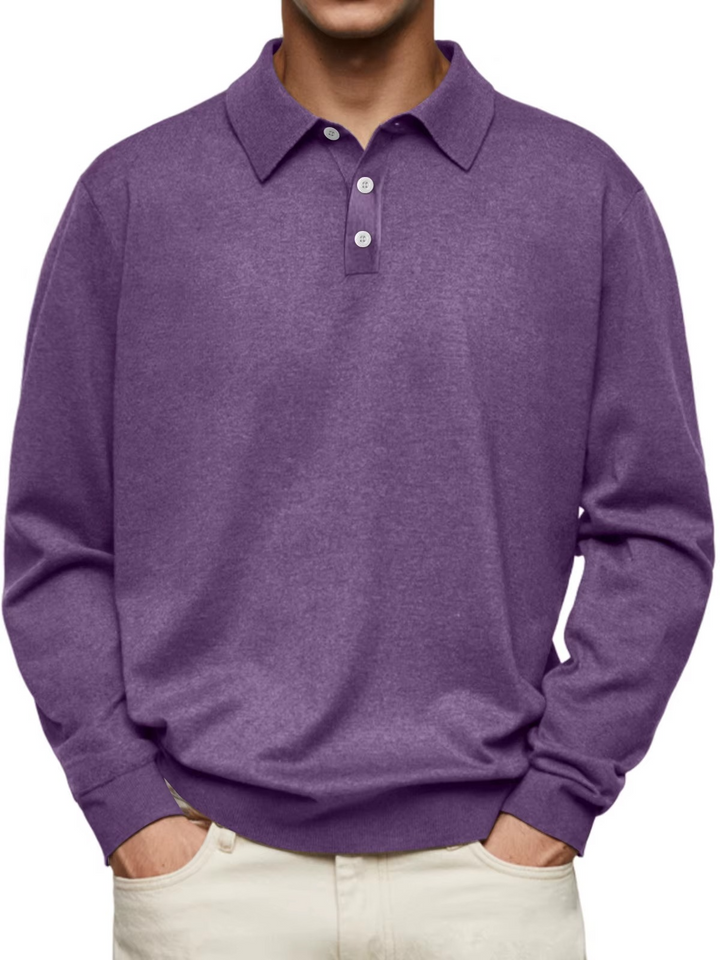 Aiden Long Sleeve Polo - Elena Harper