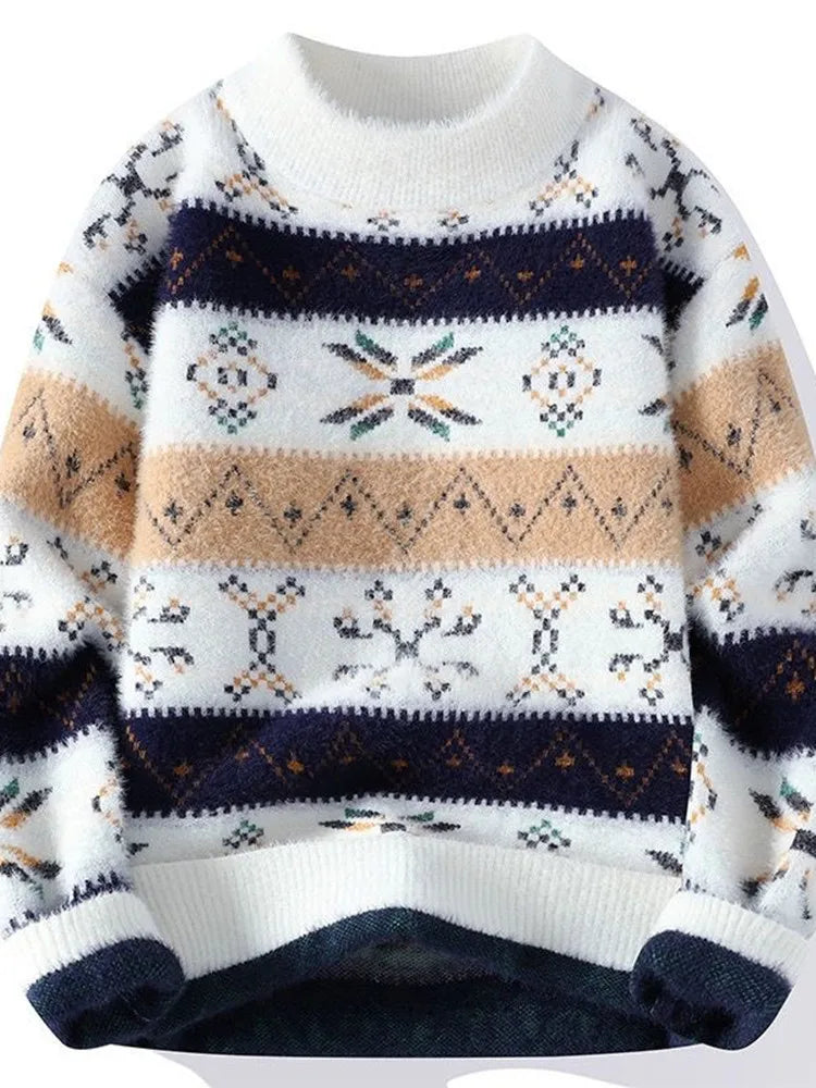 Ireneo Cozy Knit Sweater, view 3 - Elena Harper