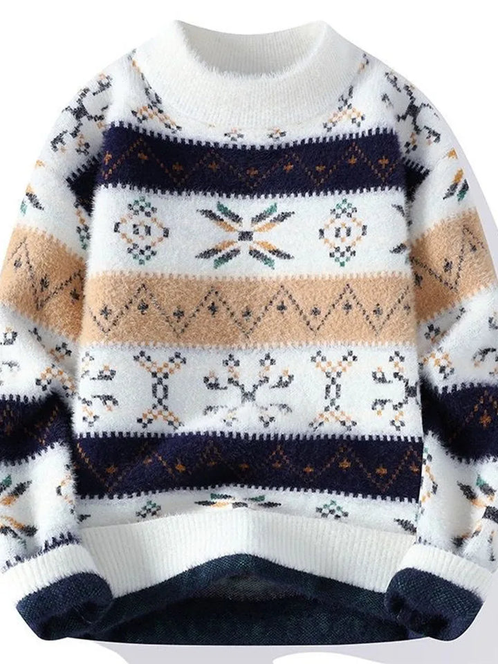 Ireneo Cozy Knit Sweater, view 3 - Elena Harper