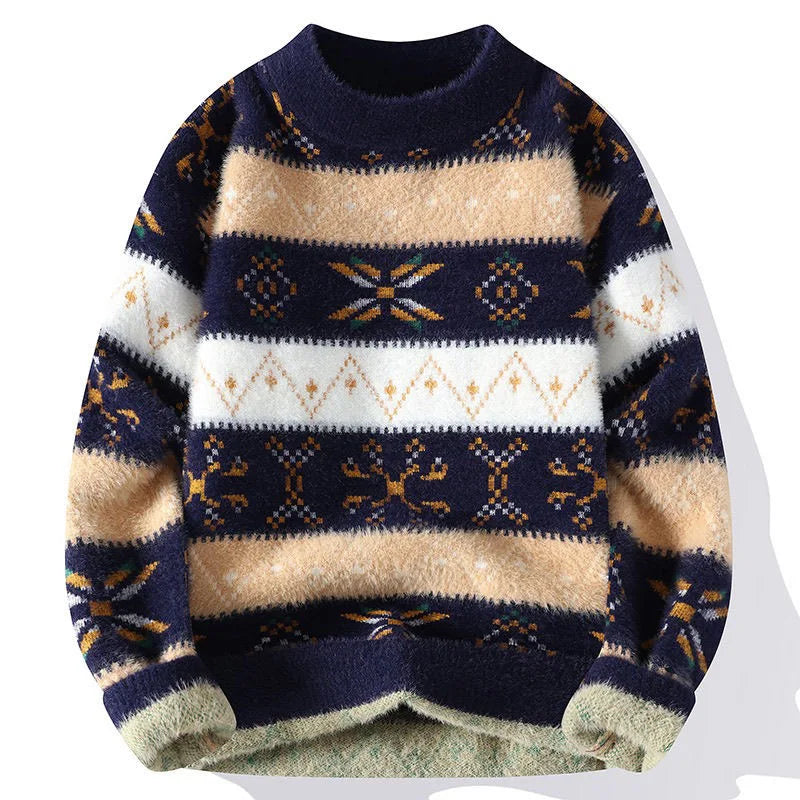 Ireneo Cozy Knit Sweater, view 6 - Elena Harper