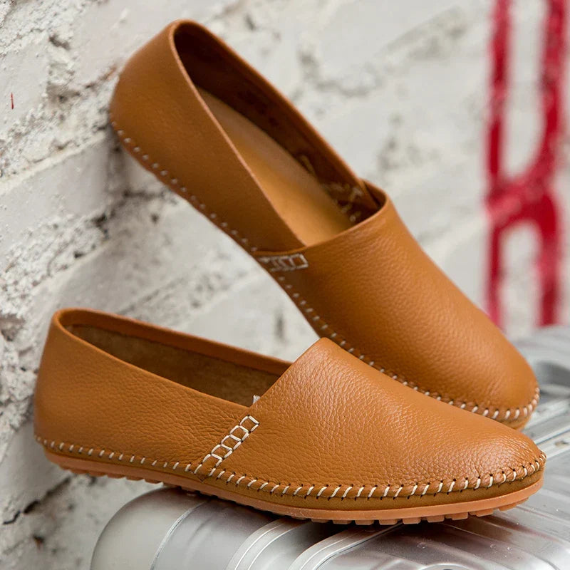 Audrey Comfortable Leather Oxfords for Everyday, view 10 - Elena Harper