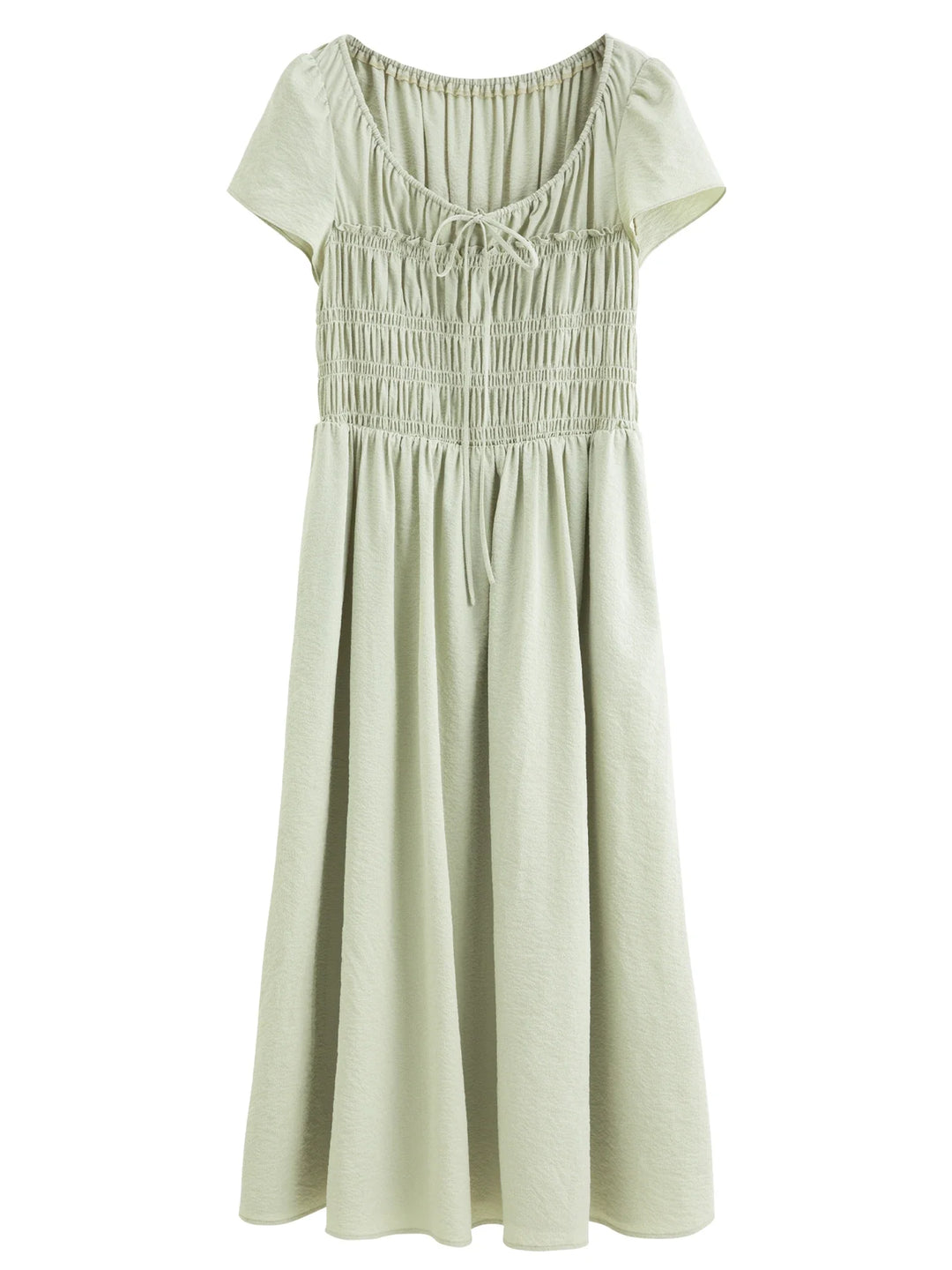 Isotta Soft Draped Dress, view 5 - Elena Harper