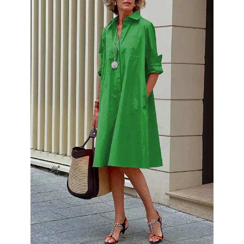 Pastora Elegant Dress, view 3 - Elena Harper