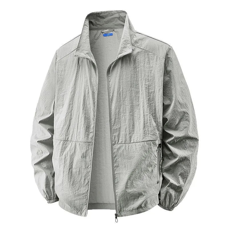 Lightweight Men's Multi-Pocket Jacket - Practical and Modern