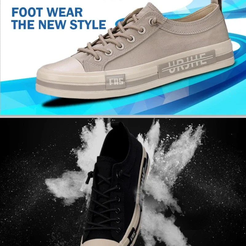 Savino Comfortable Canvas Sneakers, view 6 - Elena Harper