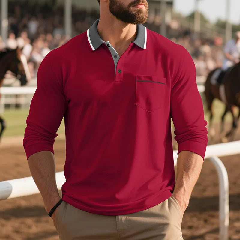 Classic Button-up Shirt for Men - Elena Harper