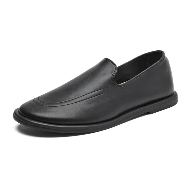 Giada Polished Slip-On Loafers, view 3 - Elena Harper