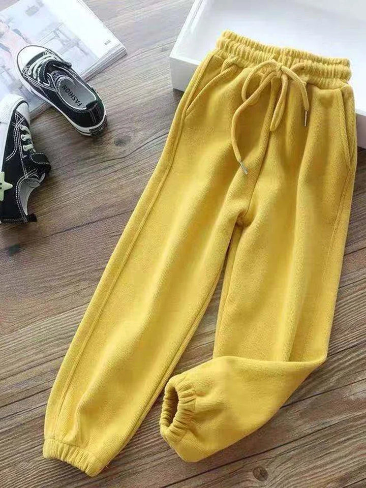 Maristella Plush Cozy Pants, view 7 - Elena Harper