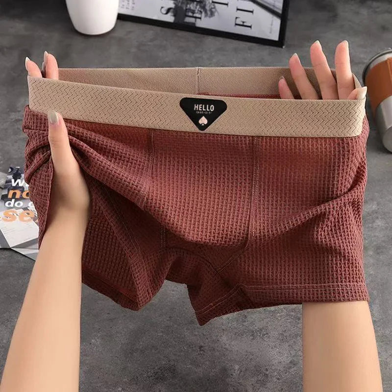 Set of 4 Men's Breathable Polyester Elastane Boxers
