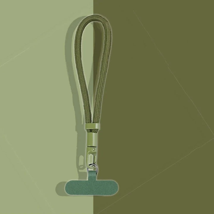 Adjustable phone strap with colorful lanyard