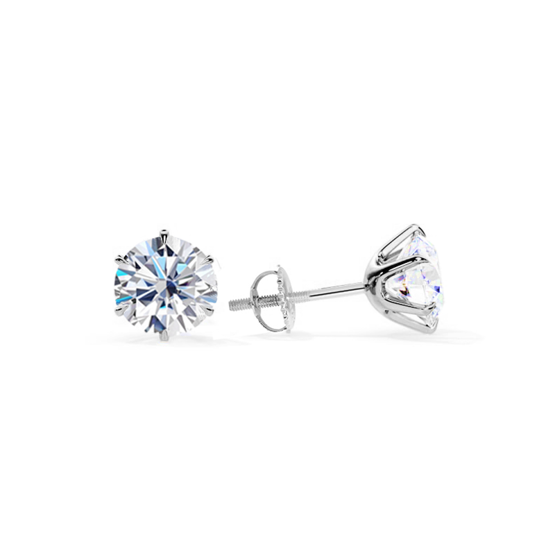 Chic White Gold Tera Earrings
