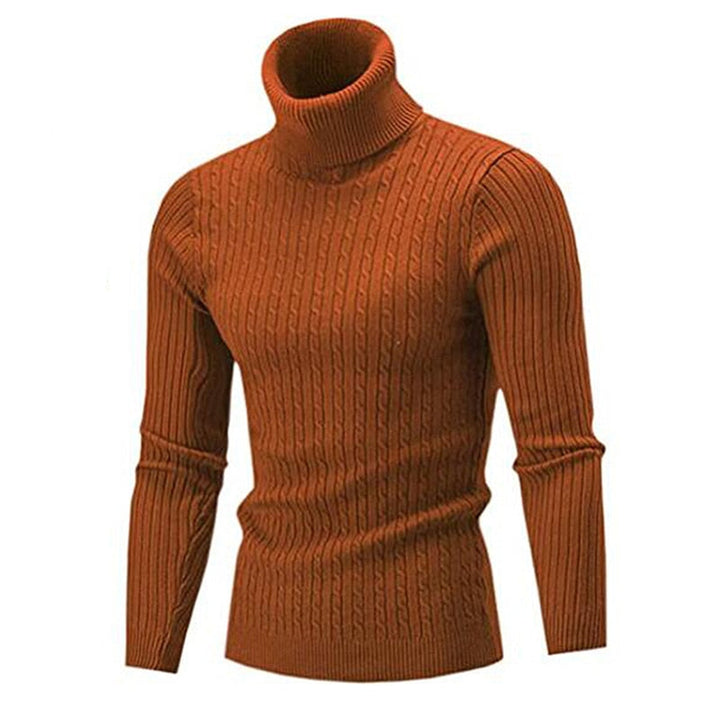 Soan Roll Neck Sweater for Men, view 2 - Elena Harper