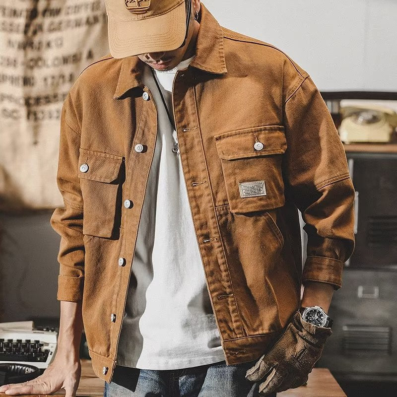 Tristian Brown Jacket Shirt