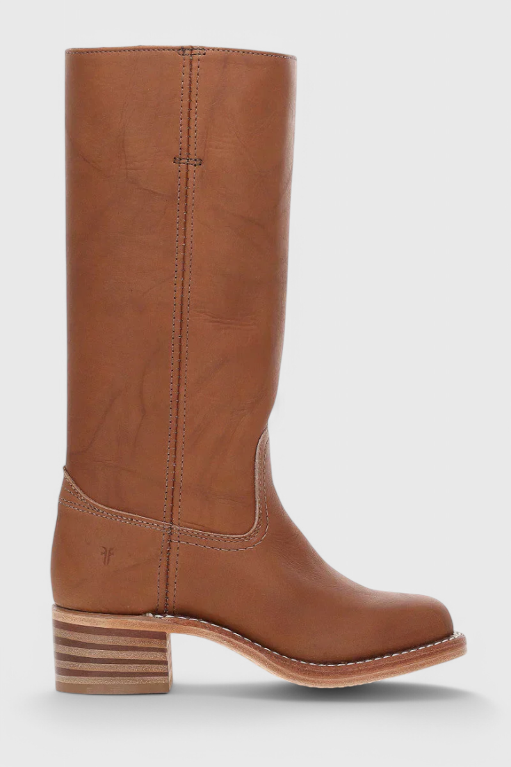 Women's Elegant Knee-High Heeled Boots - Comfortable & Stylish
