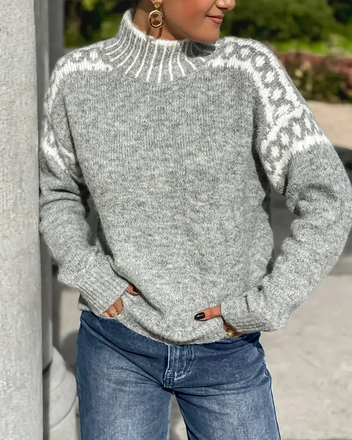Luna | Comfortable and Warm Waffle Knit Sweater
