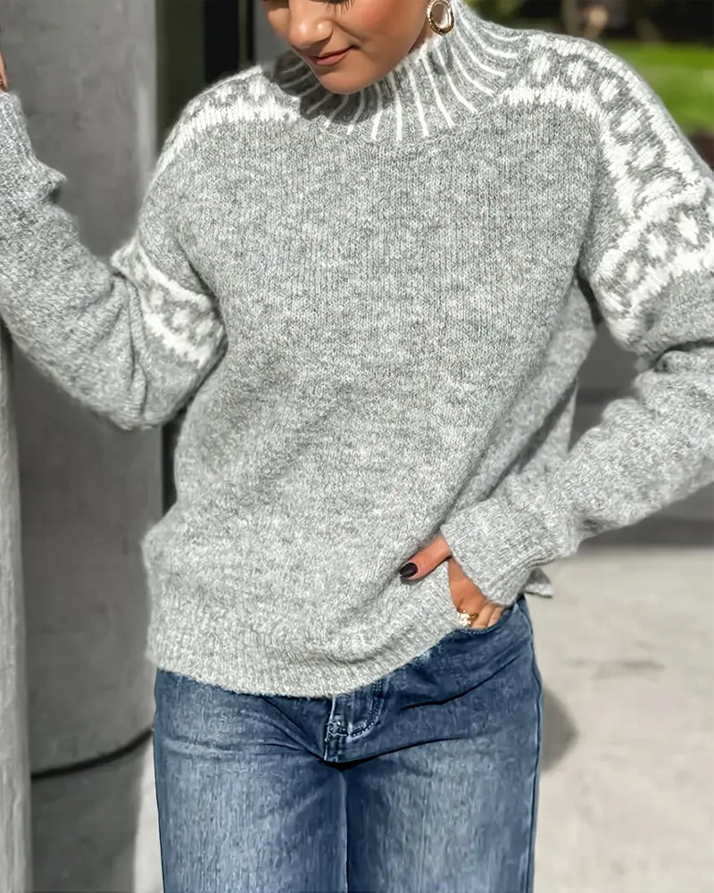 Luna | Comfortable and Warm Waffle Knit Sweater