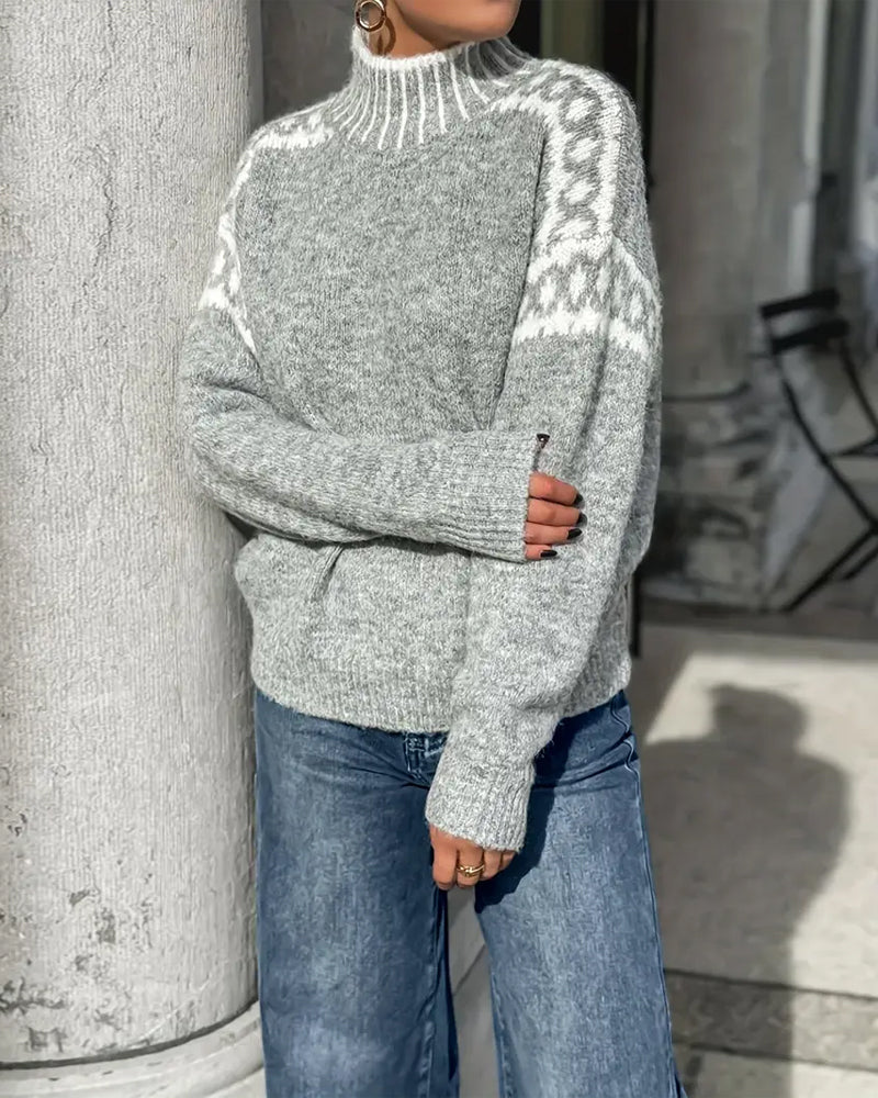 Luna | Comfortable and Warm Waffle Knit Sweater